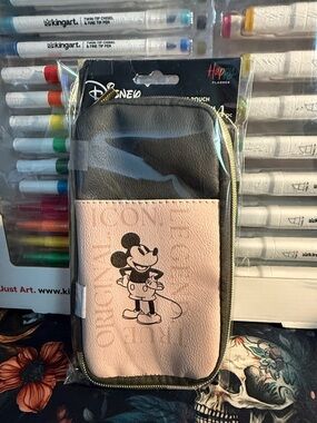 Happy planner Disney Mickey Mouse accessory zip pouch -new